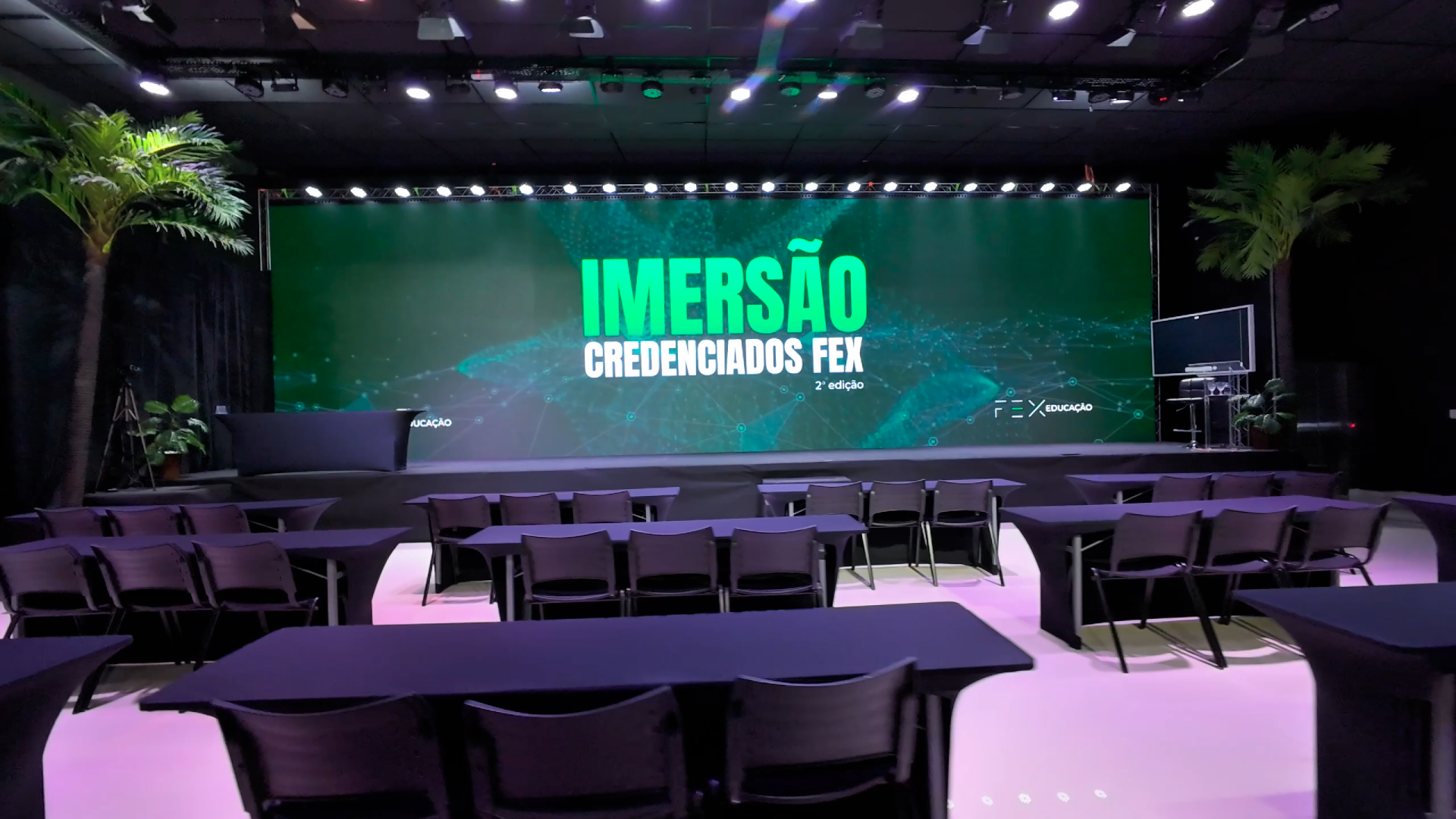 Painel LED 56m² (14m x 4m) para apresentações